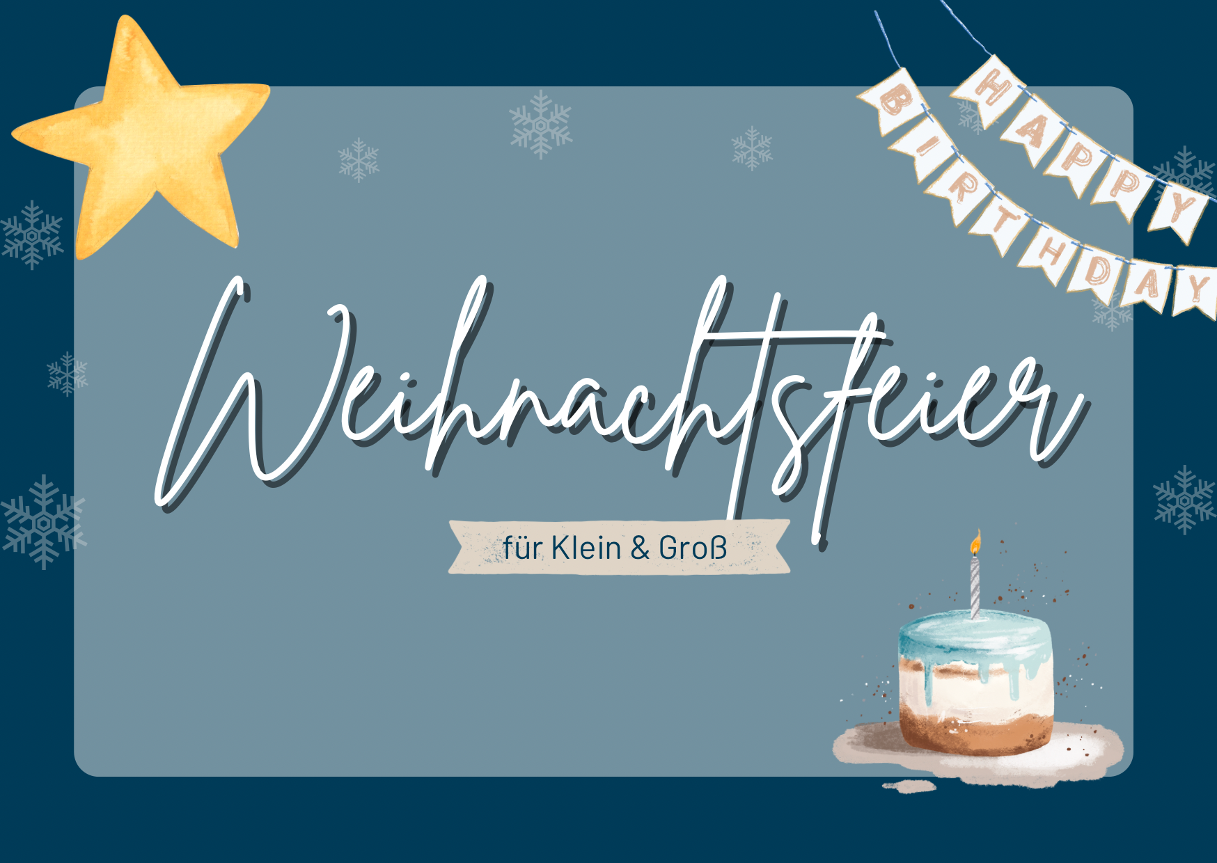 Weihnachtsfeier für Klein & Groß